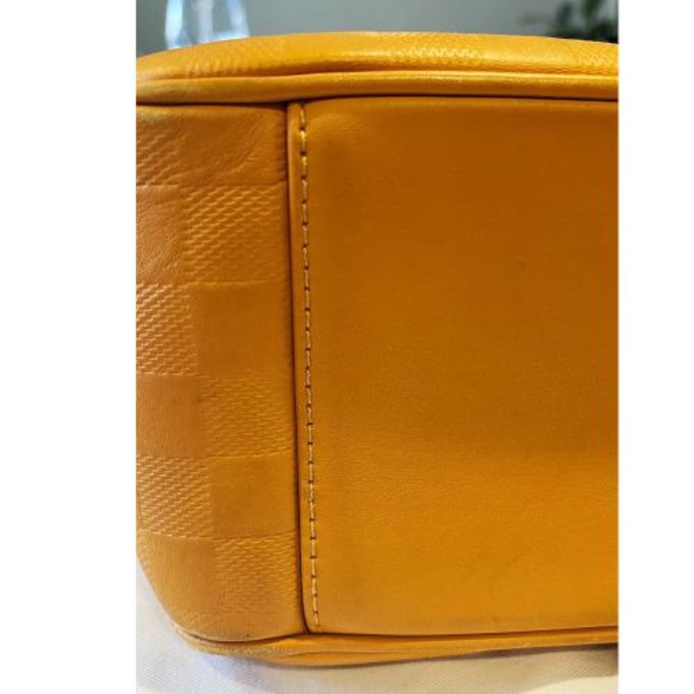 RARE!!!! LOUIS VUITTON TADAO MUSTARD DAMIER BAG - Picture 12 of 16
